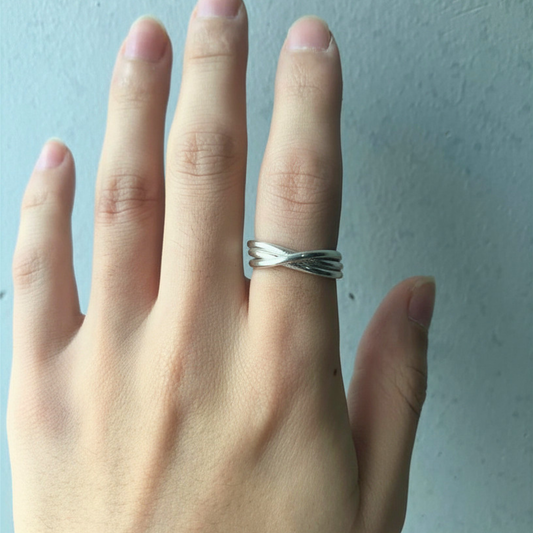 Cross Ring Ⅰ | Silver