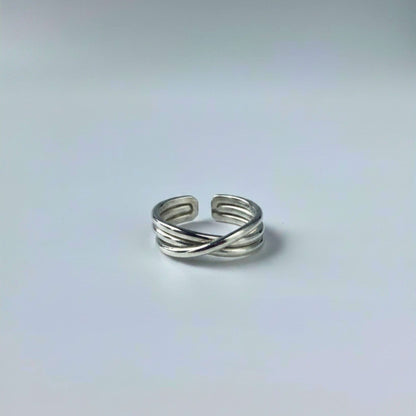 Cross Ring Ⅰ | Silver