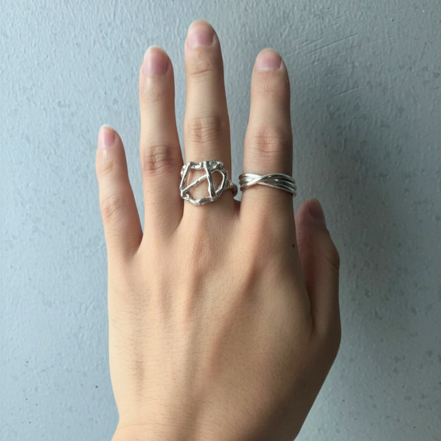 Cross Ring Ⅰ | Silver