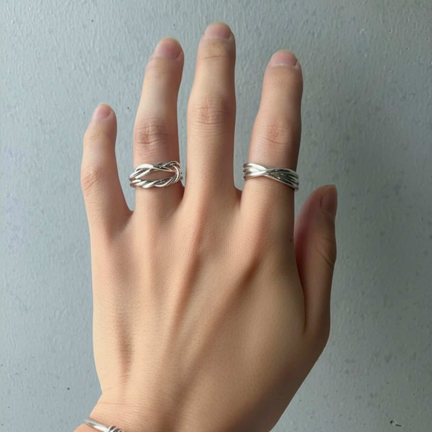 Cross Ring Ⅰ | Silver